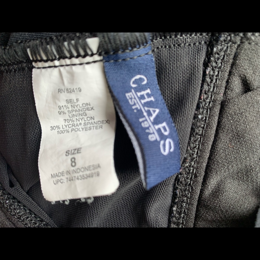Chaps Ruffle swimsuit - Picture 3 of 4